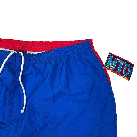Rare Vintage 90s MTO Surf Swim Trunks Shorts - Picture 5 of 12